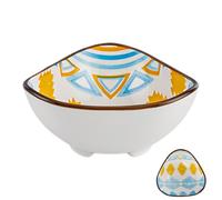 Generico Sauce Dish | Dipping Sauce Dish - Bohemia Snack & Dip Bowls With Eye-Catching Designs | Easy To Clean Ceramic Serving Plate Kitchen Tableware For BBQ Wedding Snack Sushi Home Party