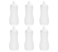 Genérico Sauce Squeeze Bottle - Clear Empty Leak-Proof Organizer - 17oz Sauce Containers Squeeze Bottles | for Ketchup Syrup Salad Dressing Oil Honey Home Picnic BBQ Camping