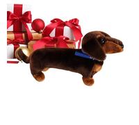 Generico Sausage Dog - Toy | Dog Toy Soft - Realistic Dachshund Plush Toys, Soft Dachshund With Collar, Decorative Ornament, Suitable As A Gift Or Souvenir For Lovers And Enthusiasts