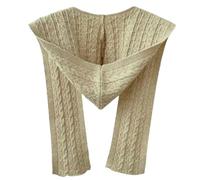 Genérico Scarf with Hood 2 in 1, Casual Hooded Scarf for Women, Trendy Soft Cozy Hooded Knit Shawl Wrap for Outdoor Autumn Winter