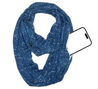 Genérico Scarf With Pocket - Breathable Zipper Pocket Shawl | Decorative Winter Scarf, For Men Travel Outdoor Trip Home Casual Workplace Family Friends Students