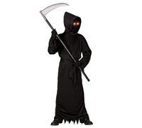Genérico Scary Costumes,Grim Robe Very Halloween Costume - Unisex Creepy Horror Costumes with Gloves & Scythe for Cosplay, Dress Up Parties