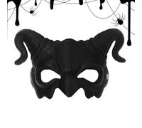 Generico Scary Face Cover, PU Foam 10.63x6.69 Inch - Face Halloween Scary Horror with Half Design, Adjustable Headgear for Men Women Adults Party | with Half Design