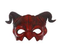 Generico Scary Face Cover, PU Foam 10.63x6.69 Inch - Face Halloween Scary Horror with Half Design, Adjustable Headgear for Men Women Adults Party | with Half Design