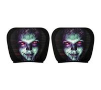 Genérico Scary Headrest Covers - Halloween Ghost Face Print 2 Pieces