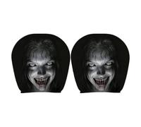 Genérico Scary Headrest Covers - Polyester | Halloween Car Covers
