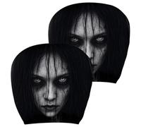 Genérico Scary Headrest Covers - Spooky Ghost Face Universal Car Protector