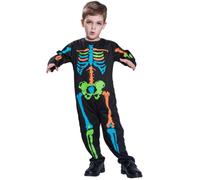 Genérico Scary Skeleton Onesie Kids - Loose Halloween Jumpsuits