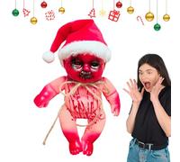 Genérico Scary Zombie Doll - Decoración de Halloween y Casa Encantada | de Terror con Sangre Falsa Realista, muñeca Fantasma gótica para Interior y Exterior, Alternativo