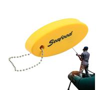 Genérico Schaumboot-Schlüsselanhänger, schwimmender Schlüsselanhänger Zum Bootfahren - Schwimmfähiger,Auffälliger Schaumboot-, schwimmender, leuchtender, wasserdichter Wasser