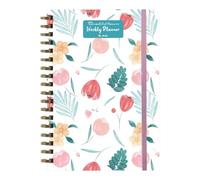 Genérico Schedule Planner, 53-Page A5 Portable Spiral Notebook - Weekly Meal Planner | Book With Habit Tracking Function, For Health Mental Study Task Home Cleaning Exercise Workout