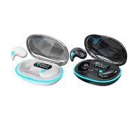 Genérico Schlaf Kopfhörer Knochenleitung - True Wireless In-Ear Kopfhörer Mit Noise Canceling & Ladekoffer | Kabellose Offene Mit Mikrofon Für Sport, Radfahren & Outdoor Nutzung