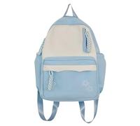Genérico School Backpack, College Bookbag, Water Resistant Sturdy Fabric, Padded Shoulder Straps, Travel Hiking Bag for Student, Commuting, Work, Outdoor Activities, 9.06x3.94x12.6 pulgadas, azul, Se