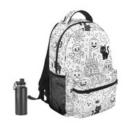 Genérico School Backpack Large Capacity Trendy Crafting Travel Bag