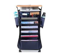 Genérico School Desk Side Storage Bag, Sides Organizer with Bottle Pouch, 17,72 x 25,59 pulgadas Large Capacity Books Holder for Classroom Table Accessories, Students School Supplies