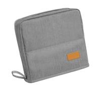 Genérico School Pencil Case, Large Pencil Bag, Multi-Compartment Organizer, Lightweight Waterproof Material, Ideal for Travel and Desk Storage, 8.66 Inches, Beige Gray Color, 1 Piece