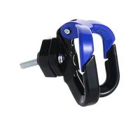 Genérico Scooter Hook, Motorcycle Helmet Hook, Electric Scooter Hanger, Strong Duty Aluminum Alloy, Stainless Steel Build, For Bags Luggage Purse, 2.6x1.22x1.89 Inches, Black Red, 1 Piece