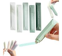 Genérico Scrapbooking Double Sided Tape Roller, 5-Pack Craft Adhesive Glue Runner for Crafts, Adhesive Glue Runner Scrapbooking Supplies Journaling School Office Teacher (Green)