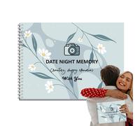 Genérico Scratch Off Couple Games for Date Nights, Ideas for Romantic Newlywed Souvenir Journal, 547g Scratch Off Dates Night Games, Perfect for Fun and Connection, 11.42x8.27x0.47 Inches