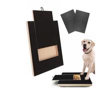 Genérico Scratch Pad Dogs, Box Adhesive Nail Grinder, Cuttable Training Pad with Durabled, Claw Care Tool for Puppies Small Large Breeds, Stimulation Enrichment Accessory for Home Indoor Outdoor