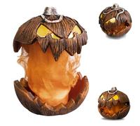 Genérico Screaming Pumpkin, Giant Screaming Pumpkin, Liftable Talking Mouth with Realistic Sounds, Suitable for Indoor and Outdoor Halloween Garden Decorations (Silicone Type)