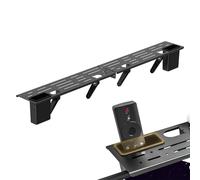 Genérico Screen Monitor Stand - TV Storage Rack Adjustable Desktop Display Durable Bracket Space Saving Organizer for Cable Box Router Gaming Console Accessories | Home Office Living Room En