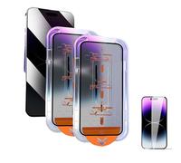 Genérico Screen Protector -Fingerprint-proof Dust Free Without Bubbles,2025 New Invisible Artifact Screen Protector,Auto Dust-Elimination Installation,Hd Clear,Easy Installation,For iPhone (HD,2PCS)