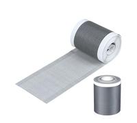 Genérico Screen Repair Tape - 196.85 Inch Mesh Patch Roll | PE Self Adhesive Waterproof Heavy Duty Window Door Net Fixing Strip Cuttable Weather Resistant Screen Hole Repair Solution