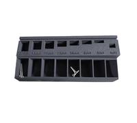 Genérico Screw Size Sorter | Automatic M3 Bolt Storage Sorter Box | 3D Printing Ergonomic Toolbox Storage Case for Nuts Nails Hardware Workshop Home Garage Work