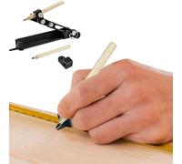 Genérico Scribing Tool - Aluminum Alloy 14.8x2.6x2.2cm | Scribe Tool, Multi-Function Deep Hole Construction Pencil | DIY Woodworking Line Marker Measuring Tools For Home Workshop Craft Use