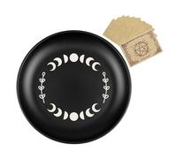 Genérico Scrying Bowl, Prayer Offering Bowl, Ritual Holder Plate, Vintage-Inspired Design, Symbolic Religious Accent, Ideal for Meditation, Worship, Manifestation, Ceremony, Spiritual Decor