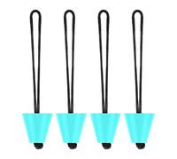 Generico Scupper Plugs for Kayak 4 Pack Kayaks Drain Hole Plug Kit Universal Canoe Inflatable Boat Drain Hole Plug Drains Plugs with Hanging Rope for Kayak Accessory 1 57 Inches