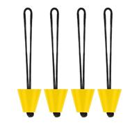 Genérico Scupper Plugs For Kayak 4 Pack Kayaks Drain Hole Plug Kit Universal Canoe Inflatable Boat Drain Hole Plug Drains Plugs with Hanging Rope For Kayak Accessory 1 57 Inches