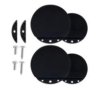 Genérico Scuppers for Boats, Marine Drainage Scupper Plug Set, 4-Piece Flapper Replacement Kit Saltwater Freshwater, Kayak Yacht Fishing Boat Maintenance Cleaning Repair Drain Accessory