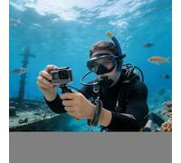 Genérico Scuuba Diving Lanyard - 3.94 Inch Stainless Steel | Retractable Spring Clip with Quick Release Metal Buckle | Heavy Duty Diving Spring Clip Lanyard For Underwater Camera & Climbing Gear Use