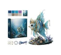 Genérico Sea Animal Bead Kit For Adults - 3D Craft Beads Set For Desk Decor & DIY Art Projects | F́or Beginners, Kids & Adults | Home, School, Office & Party Use