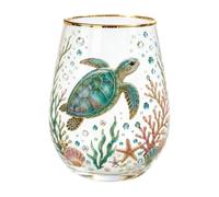 Genérico Sea Animal Glass - 350ml Drinking Cup | 3D Marine Design