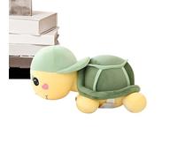 Genérico Sea Turtle Stuffed Animal, Soft Plush Turtle Toy with Adorable Hat, Skin-Friendly Cuddly Doll Figure for Baby Shower Present, Beach-Themed Nursery Decor, Travel Companion for Kids, Toddler