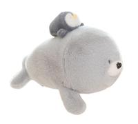 Genérico Seal Stuffed Toy, Cartoon Animal, Plush Cushion Child Friendly Lightweight Soft Room Decor Huggable Plush Durable Fabric Nap Buddy, Doll for Children