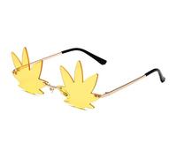 Genérico Seashell Sunglasses for Women, Funny Unique Rimless Shell Eyeglasses, Fashionable Irregular Design Photographic Eyewear