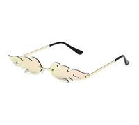 Genérico Seashell Sunglasses for Women, Funny Unique Rimless Shell Eyeglasses, Fashionable Irregular Design Photographic Eyewear