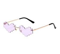 Genérico Seashell Sunglasses for Women, Funny Unique Rimless Shell Eyeglasses, Fashionable Irregular Design Photographic Eyewear
