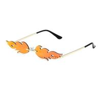 Genérico Seashell Sunglasses for Women, Funny Unique Rimless Shell Eyeglasses, Fashionable Irregular Design Photographic Eyewear