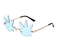 Genérico Seashell Sunglasses for Women, Funny Unique Rimless Shell Eyeglasses, Fashionable Irregular Design Photographic Eyewear