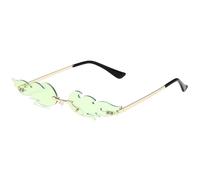 Genérico Seashell Sunglasses for Women, Funny Unique Rimless Shell Eyeglasses, Fashionable Irregular Design Photographic Eyewear