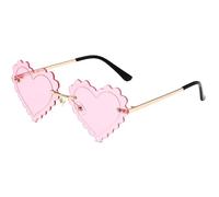 Genérico Seashell Sunglasses for Women, Funny Unique Rimless Shell Eyeglasses, Fashionable Irregular Design Photographic Eyewear