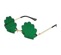 Genérico Seashell Sunglasses for Women, Funny Unique Rimless Shell Eyeglasses, Fashionable Irregular Design Photographic Eyewear