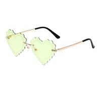 Genérico Seashell Sunglasses for Women, Funny Unique Rimless Shell Eyeglasses, Fashionable Irregular Design Photographic Eyewear