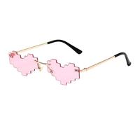 Genérico Seashell Sunglasses for Women, Funny Unique Rimless Shell Eyeglasses, Fashionable Irregular Design Photographic Eyewear