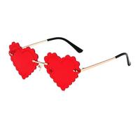 Genérico Seashell Sunglasses for Women, Funny Unique Rimless Shell Eyeglasses, Fashionable Irregular Design Photographic Eyewear